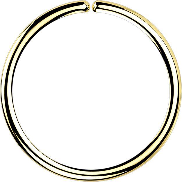 Produktbild Star Piercing Micro Piercing Ring 18k vergoldet (ohne Messing, 925 Sterlingsilber)
