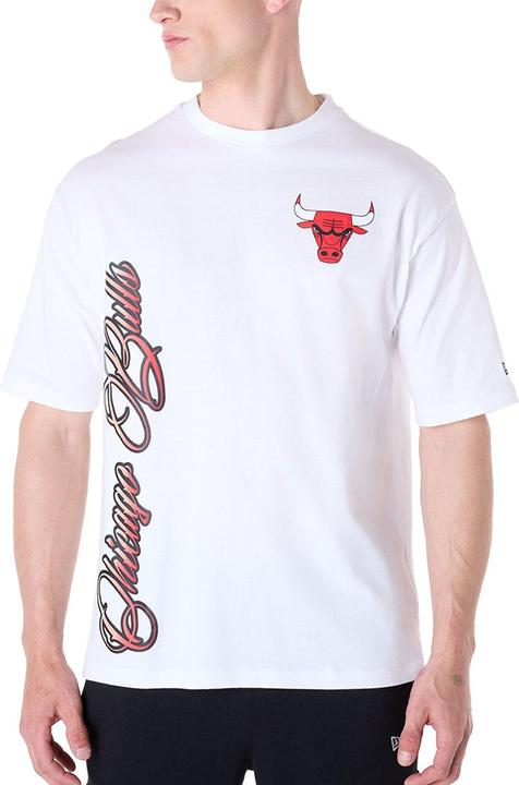 New Era NBA Shirt - GRAPHIC Chicago Bulls weiss - M (M)