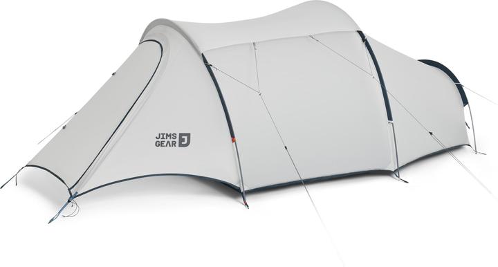 Actual product image Naturehike Namiot jim's gear daban 2 cnk2350ws012-snow white (Awning, 2 persons)