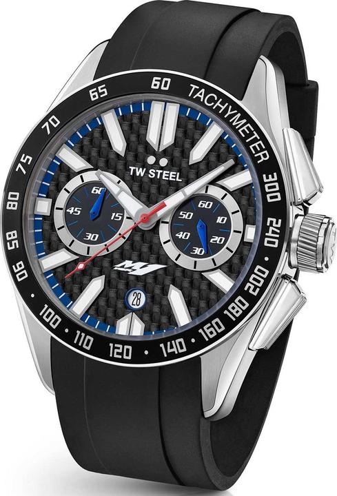 Actual product image TW Steel Grandeur Sport Yamaha Factory Racing (Analogue wristwatch, Chronograph, 46 mm)