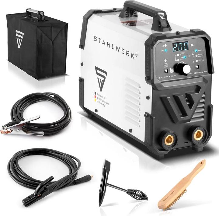 Actual product image Stahlwerk Welding machine ARC 200 Puls Pro MMA E Hand Lift TIG pulse function 200 A
