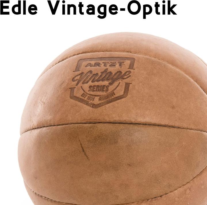Produktbild Artzt Vintage Series Medizinball, Rindsleder, 5000g (5 kg)