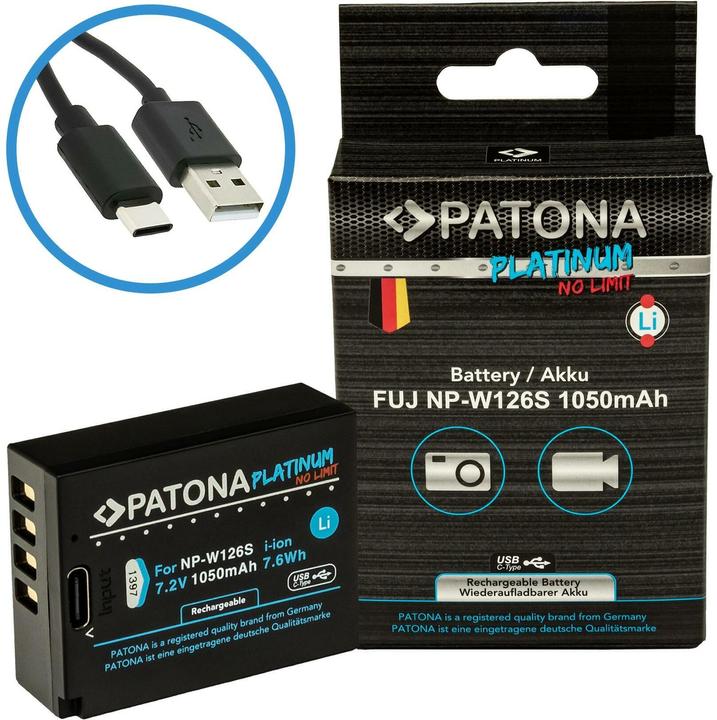 Immagine prodotto Patona Platino USB-C Fujifilm NP-W126S (Accumulatore di carica elettrica)