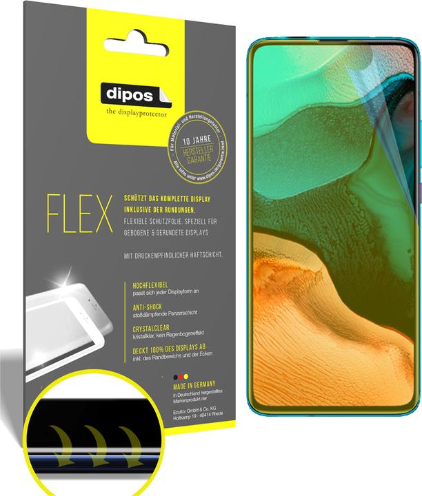 Immagine prodotto Dipos Pellicola Protettiva Full-Cover 3D (3 Pezzo/i, Xiaomi Redmi K30 Pro Zoom)
