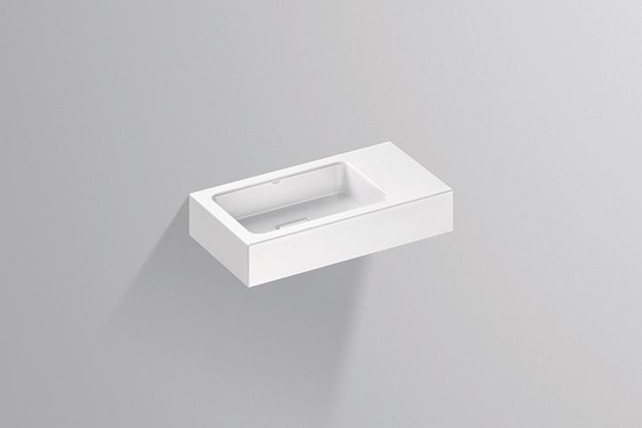 Image du produit Alape Lavabo WT.XS500.L, rectangulaire L : 500mm H : 100mm P : 268mm, 4291000000, blanc (268 mm, 500 mm)