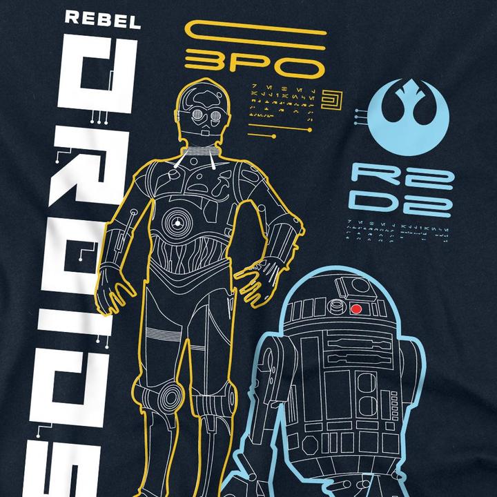 Immagine prodotto Star Wars Rebel Droids Maglietta Adulto Unisex (L)