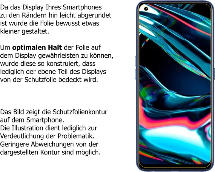 Produktbild Dipos Displayschutzfolie Crystalclear (2 Stück, Realme 7 Pro)