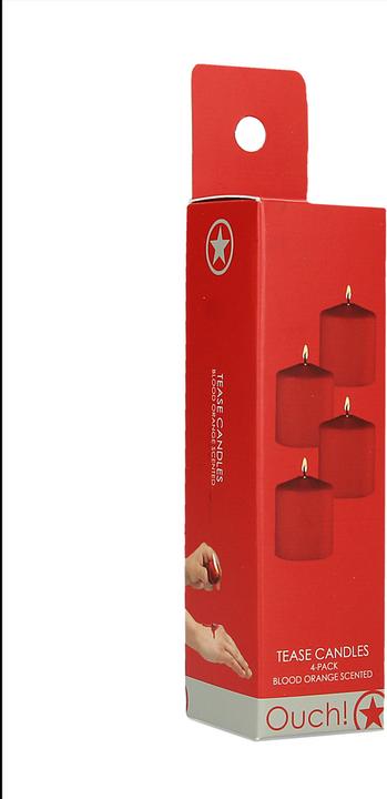 Actual product image Ouch! Tease Candles - Sinful Smell - 4 Pieces