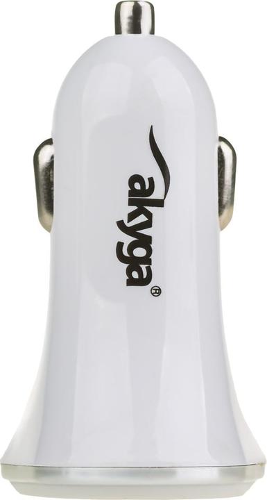 Produktbild Akyga AK-CH-08 Quick Charge car charger 2x USB 3A white 12V