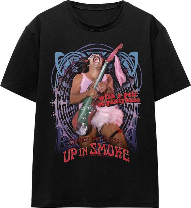 Actual product image Cheech & Chong Unisex Adult Up In Smoke Pantyhose T-Shirt (M)