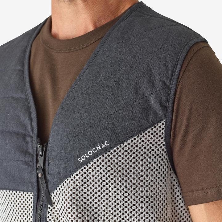 Produktbild Solognac Jagdweste 100 grau/schwarz