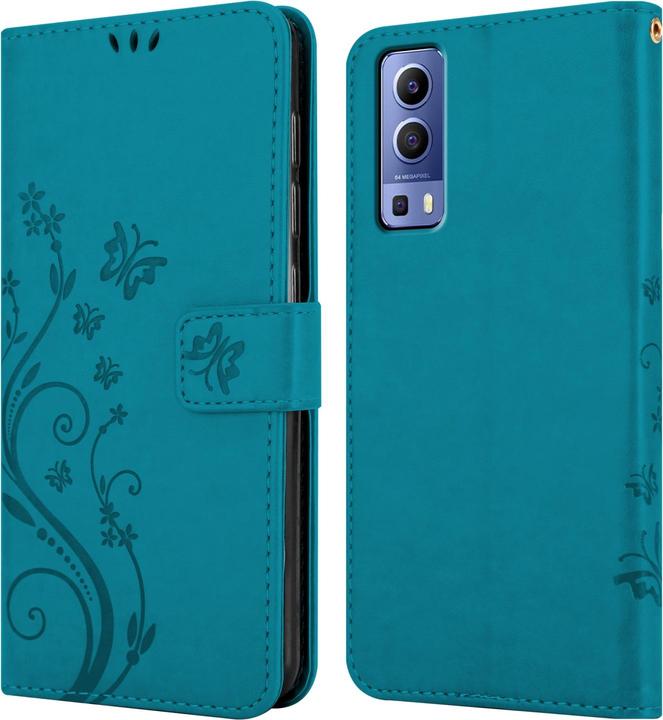 Produktbild Cadorabo Flower Book Hülle (Vivo Y72 5G, Vivo Y52s 5G)