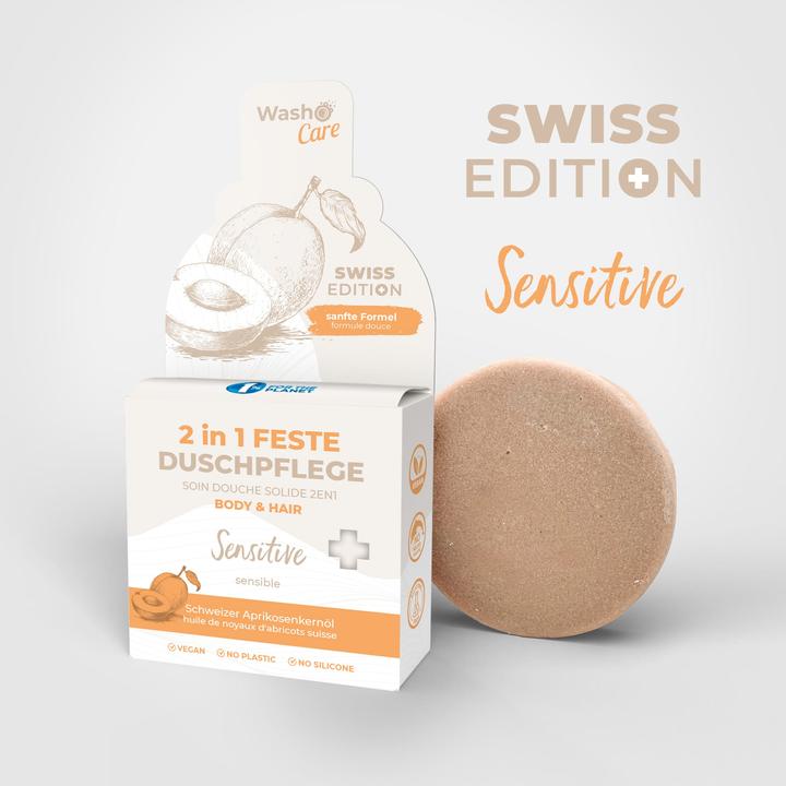 Produktbild Washo Swiss Edition 2in1 Body & Hair Sensitive (200 ml)
