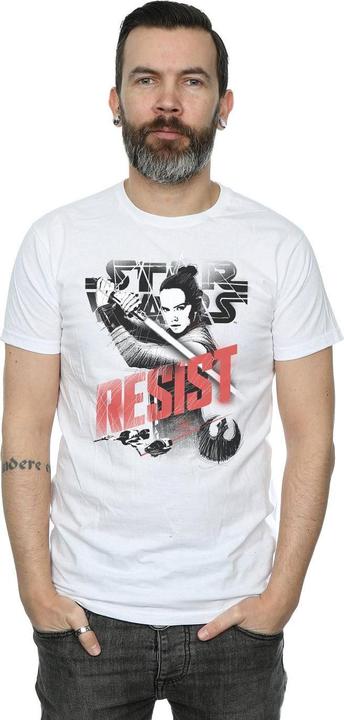 Image du produit Star Wars - T-shirt THE LAST JEDI REY RESIST - Homme (XXL)