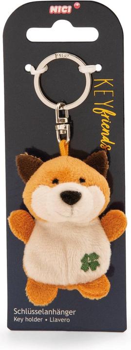 Image du produit Magni NICI Schlüsselanhänger Fuchs mit Kleeblatt 5cm