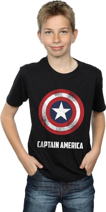 Immagine prodotto Captain America Shield Text Maglietta Ragazzi (152, 158)