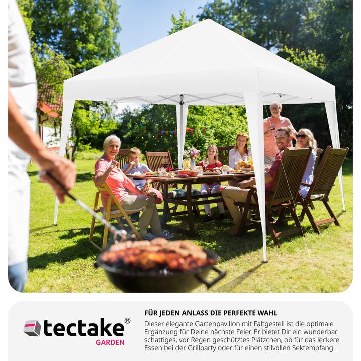 Produktbild tectake Faltbarer Pavillon Linosa 3x3 m (300 cm, 300 cm)