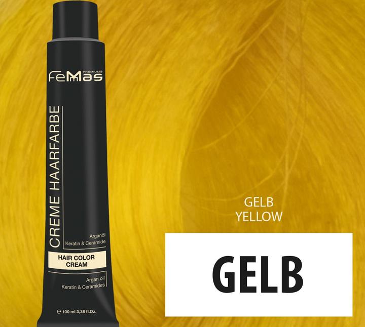 Produktbild FemMas Gelb) Haarfarbe Pure & Mix 100ml
