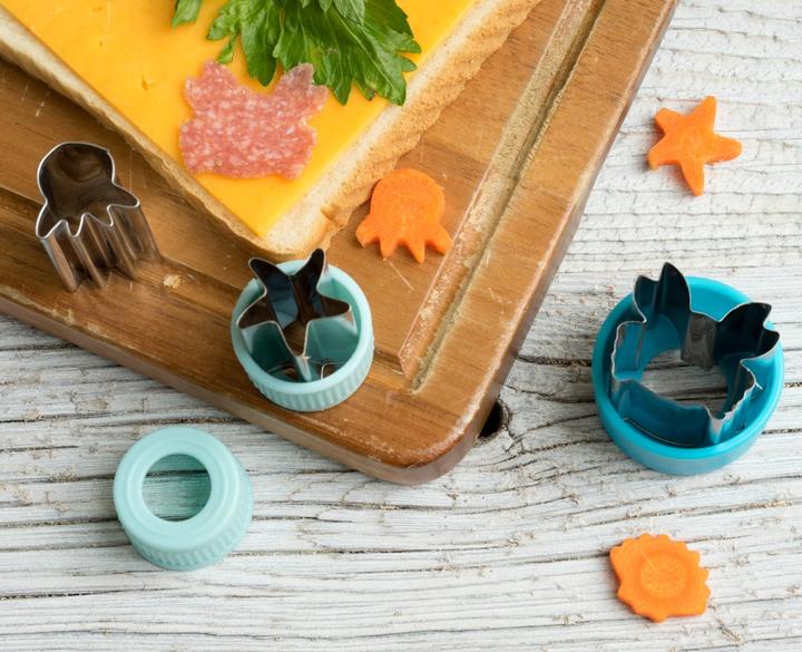 Image du produit Lekkabox Edelstahl Ausstecher 6er Set, Meerestiere
