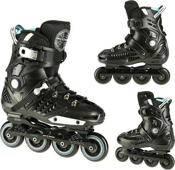 Actual product image Nils Na20001 Black Size 42 Extreme Slalom Inline Skates (42)