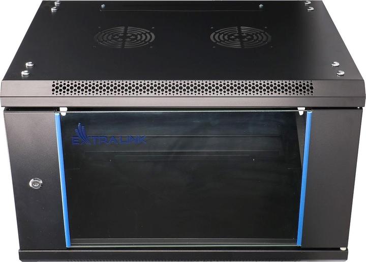 Extralink EX.7225 rack cabinet 6U Wall mounted rack Black (6 HE, 19 Zoll Rack)
