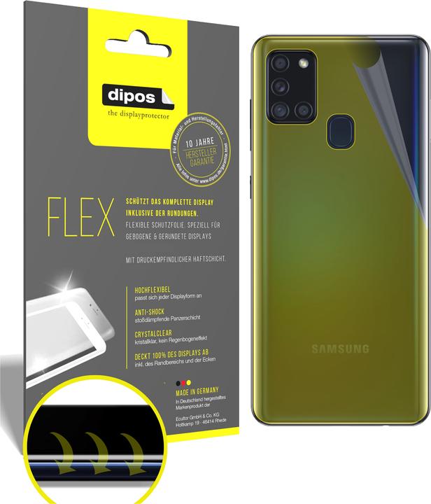 Immagine prodotto Dipos Pellicola Protettiva Full-Cover 3D (3 Pezzo/i, Samsung Galaxy A21s)