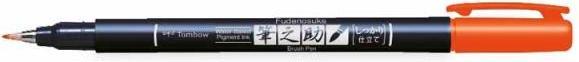 Actual product image Tombow FUDENOSUKE HARD - Calligraphy Pencil (Orange, 3 mm, 1 x)