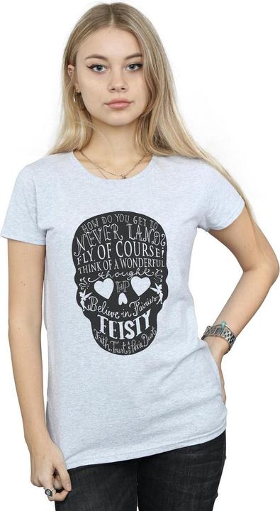 Immagine prodotto Disney Tinker Bell Skull Maglietta Donna (XXL)