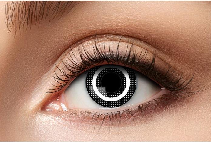 Produktbild Eyecatcher Kontaktlinsen Spirale S/W (Schwarz, Weiss)