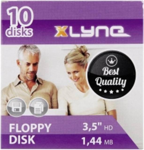 Actual product image Xlyne 9010000 3.5 Zoll Diskette 1.44 MB 10 St. (10 pcs.)