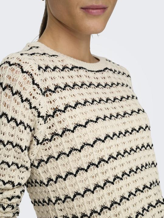 Produktbild Only Normal geschnitten Rundhals Pullover Strickpullover (M)