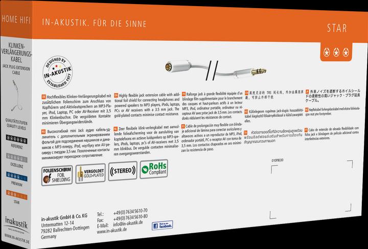 Actual product image Inakustik STAR Stereo (1.50 m, 3.5mm jack (AUX))