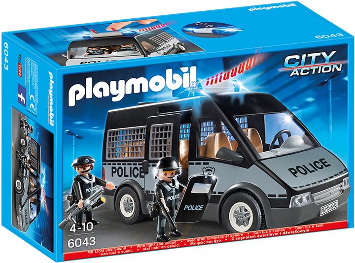 Actual product image Playmobil Police patrol car with light and sound (6043, Playmobil City Action)