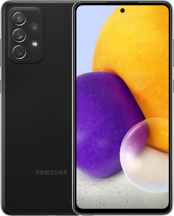 Samsung Galaxy A72 EU (128 GB, Black, 6.70", Dual SIM, 64 Mpx, 4G)