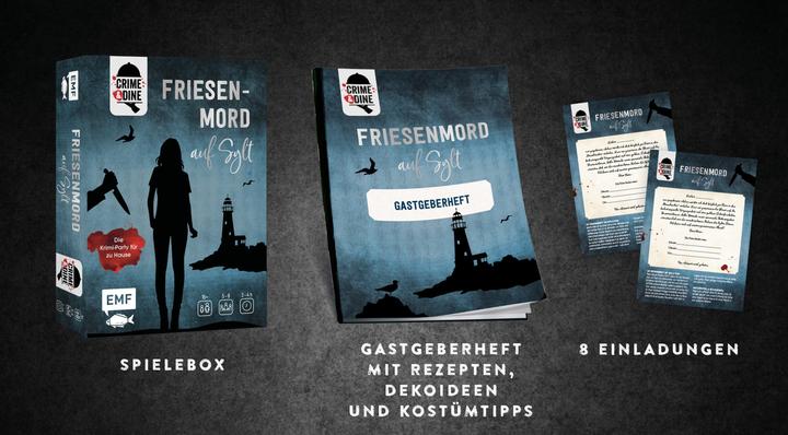 Image du produit Crime & Dine - Le coffret dîner mystère : Meurtre d'un Frison sur l'île de Sylt (Allemand)