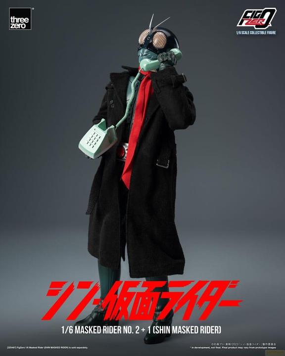 Produktbild ThreeZero Kamen Rider FigZero Actionfigur 1/6 Masked Rider No.2+1 (Shin Masked Rider) 32 cm