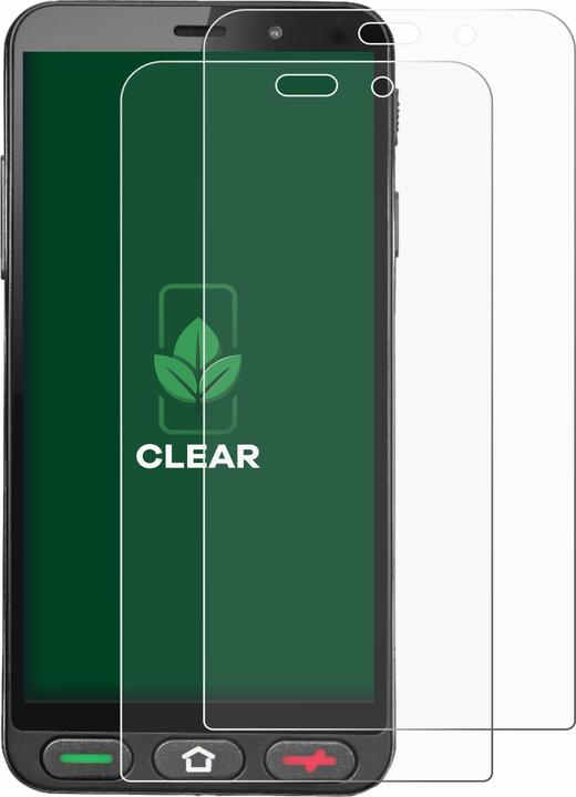 Actual product image ScreenLeaf Protective film sustainable screen protector screen protector film clear transparent (2 Piece, Brondi Amico S Nero)