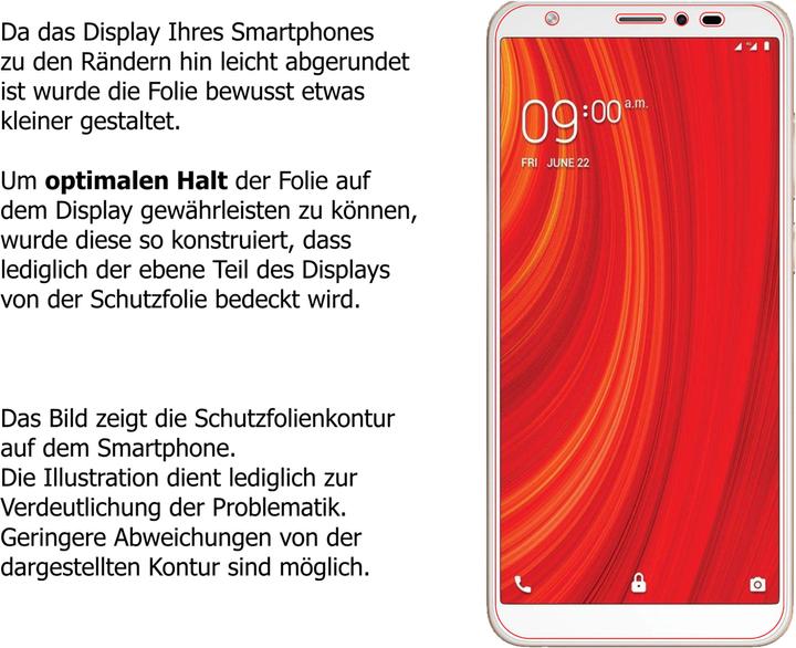 Produktbild Dipos Displayschutzfolie Crystalclear (1 Stück, Lava Z61)