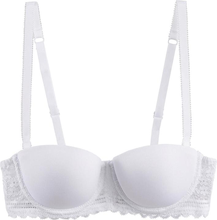 Produktbild La Redoute Collections Spitzen-BH in Bandeau-Form aus recyceltem Material (80 D)