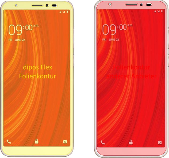 Immagine prodotto Dipos Pellicola Protettiva Full-Cover 3D (3 Pezzo/i, Lava Z61)