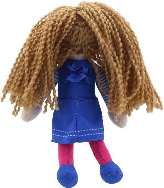 Actual product image The Puppet Company Finger puppet girl, blue top