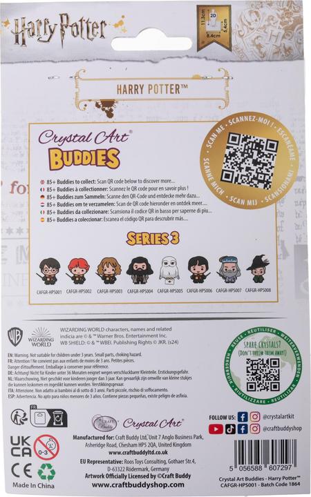 Image du produit Craft Buddy Harry Potter, Crystal Art Buddy env. 11x8cm
