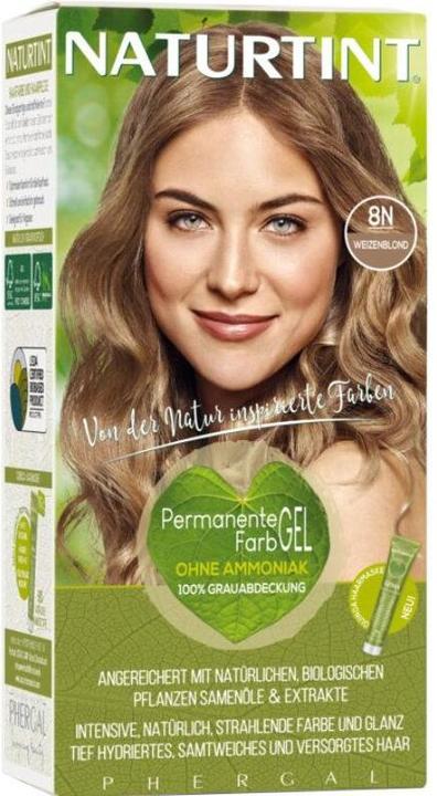 Actual product image Naturtint Permanent hair color gel 8N wheat blond without ammonia (8N)