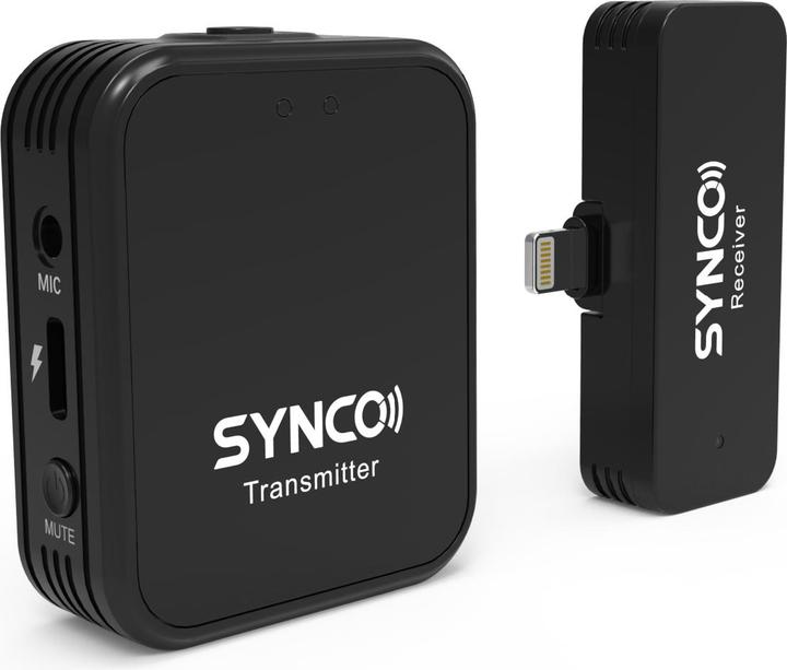Synco Système de microphone sans fil 2.4G(Lightning)