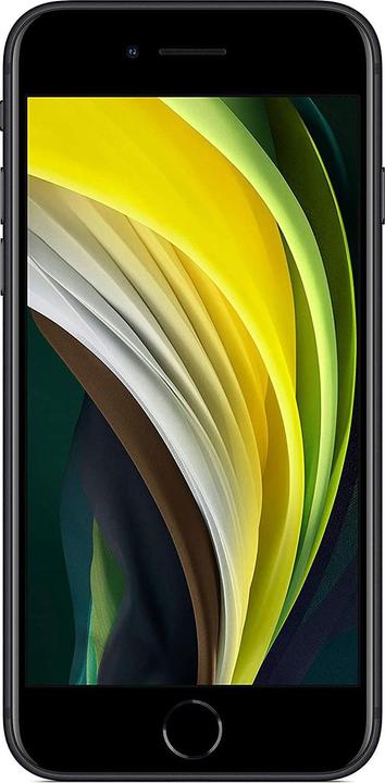 Produktbild Re!commerce iPhone SE 2020 (64 GB, Black, Schwarz, 4.70", 12 Mpx, SIM + eSIM, B / Sehr gut)