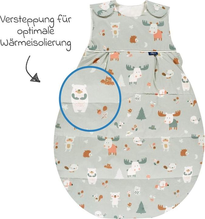 Actual product image Alvi Schlafsäcke Daunen-Schlafsack - Baby Forest - Gr. 90 (90 cm, 3.5 TOG)