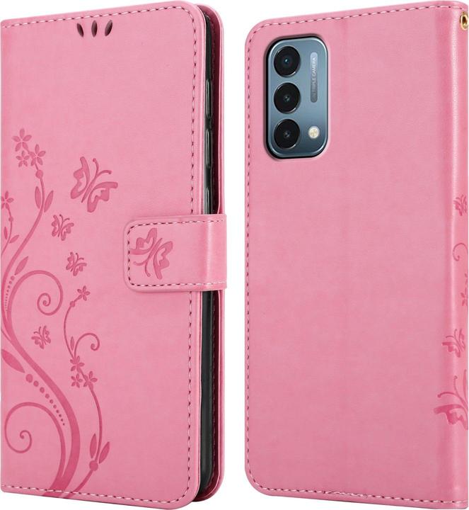 Actual product image Cadorabo Flower Book cover (OnePlus North N200 5G)