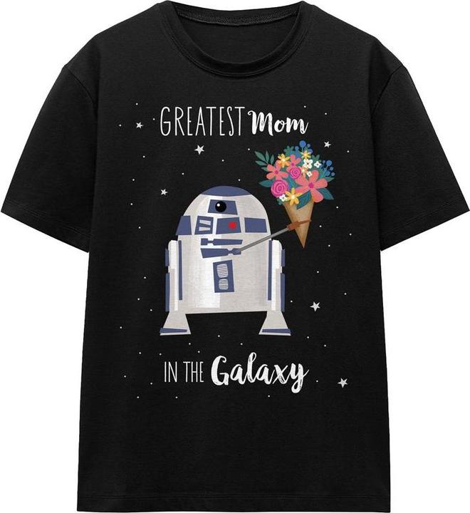 Star Wars Greatest Mom In The Galaxy TShirt Muttertag (M)