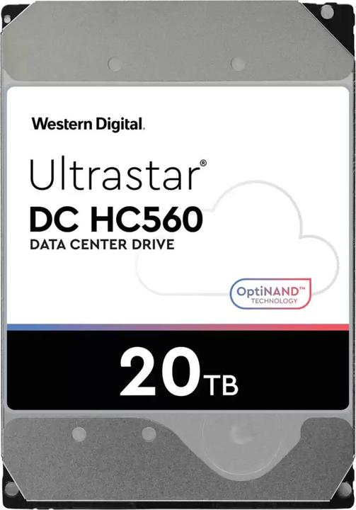 Produktbild WD Ultrastar DC HC560 SAS SE - 20TB (20 TB, 3.5", CMR)