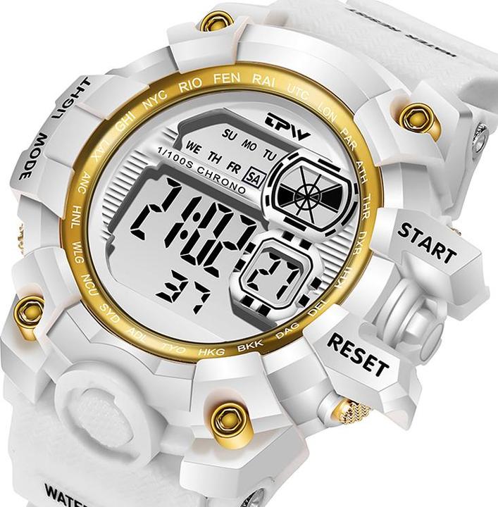 Image du produit VR Shinecon Montre pour enfant à affichage numérique, modèle Chromax Gold